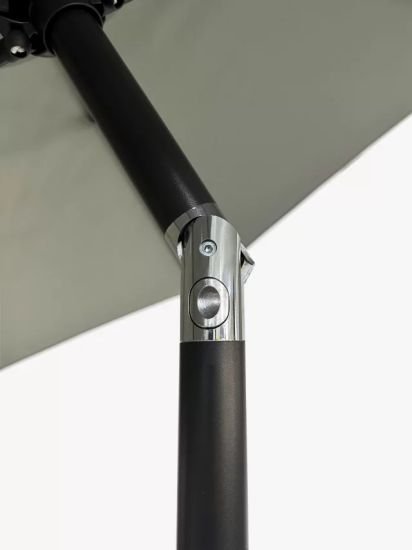 Metal Pole Garden Parasol, 2.2m